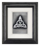 Trinity Knot — Framed Hand-Carved Fine Art Glass