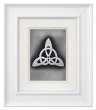 Trinity Knot — Framed Hand-Carved Fine Art Glass