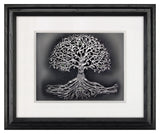 Tree of Life — Framed Hand-Carved Fine Art Glass