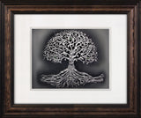 Tree of Life — Framed Hand-Carved Fine Art Glass