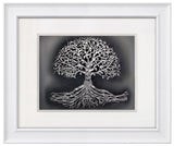 Tree of Life — Framed Hand-Carved Fine Art Glass