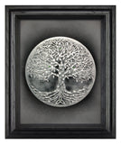 The Moon Tree — Framed Hand-Carved Fine Art Glass