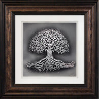 Tree of Life with Custom Initials — Framed 12 x 12