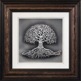 Tree of Life with Custom Initials — Framed 12 x 12