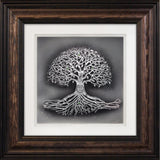 Tree of Life with Custom Initials — Framed 12 x 12