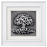 Tree of Life with Custom Initials — Framed 12 x 12
