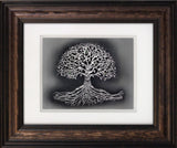 Tree of Life — Framed Hand-Carved Fine Art Glass