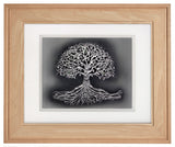 Tree of Life — Framed Hand-Carved Fine Art Glass