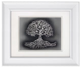 Tree of Life — Framed Hand-Carved Fine Art Glass