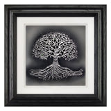 Tree of Life — Framed Hand-Carved Fine Art Glass