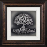 Tree of Life — Framed Hand-Carved Fine Art Glass