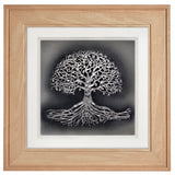 Tree of Life — Framed Hand-Carved Fine Art Glass