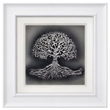 Tree of Life — Framed Hand-Carved Fine Art Glass