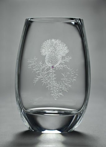 Thistle Teardrop Vase