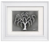 The Wishing Tree — Framed Hand-Carved Fine Art Glass
