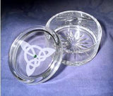 Trinity Knot Crystal Jewelry Box