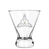 Trinity Knot Modern Cocktail Glasses