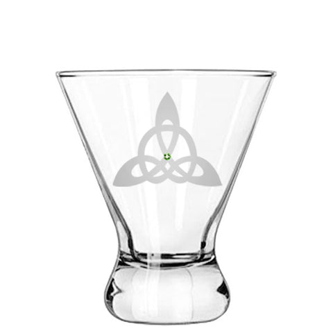 Trinity Knot Modern Cocktail Glasses
