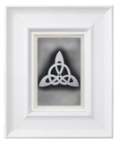 Trinity Knot — Framed Hand-Carved Fine Art Glass