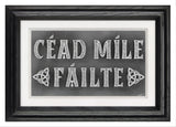 Irish Welcome Pub Sign — Framed 11 x 17