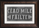 Irish Welcome Pub Sign — Framed 11 x 17