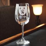 Family Crest Wine Glasses