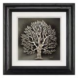 The Tree of Wisdom — Framed Hand-Carved Fine Art Glass