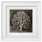 The Tree of Wisdom — Framed Hand-Carved Fine Art Glass
