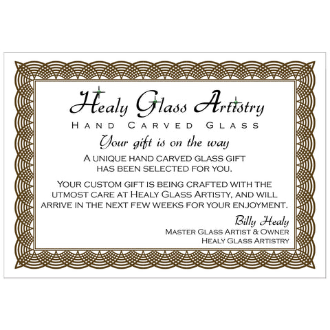 Your Gift is on the Way - Certificate