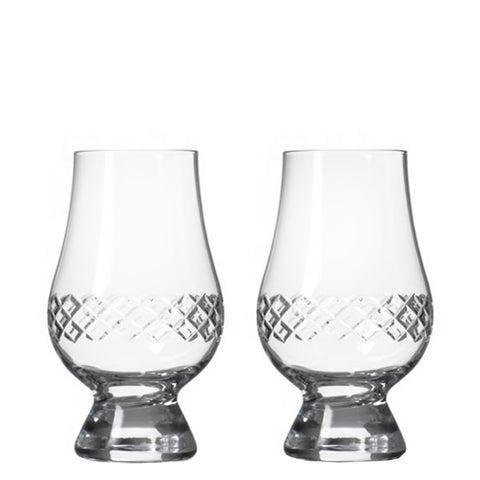 Diamond Pattern Single Malt Glass