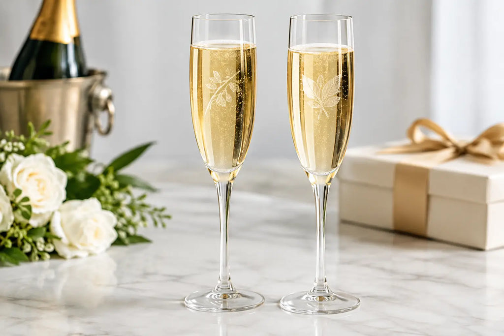 Personalized Champagne Toasting Flutes That Last