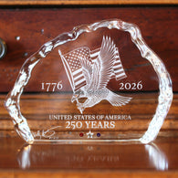America: 250 Years of Independence - Limited Edition Crystal Sculpture