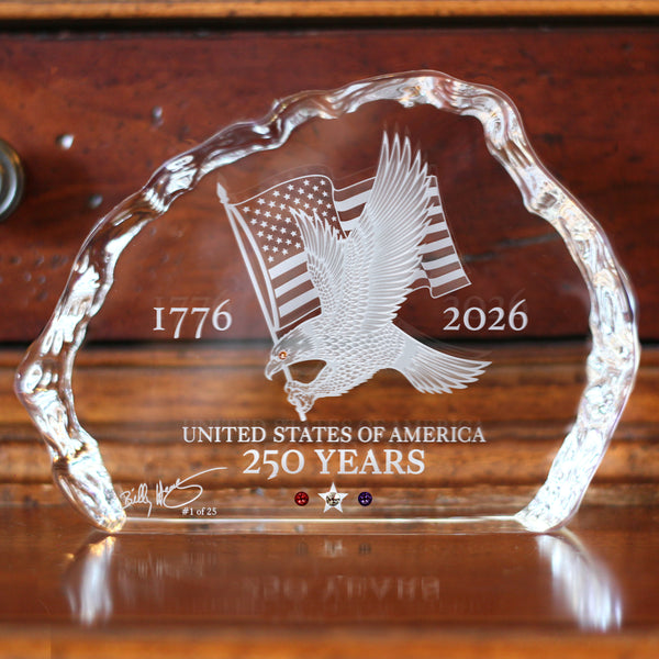 America: 250 Years of Independence - Limited Edition Crystal Sculpture