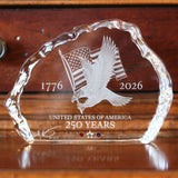 America: 250 Years of Independence - Limited Edition Crystal Sculpture