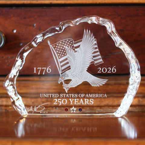 America: 250 Years of Independence - Limited Edition Crystal Sculpture
