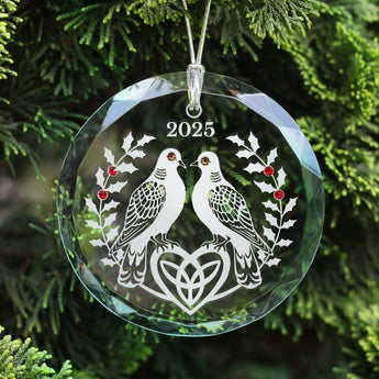 Two Turtle Doves Ornament