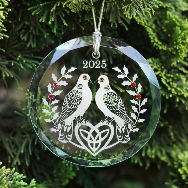 Two Turtle Doves Ornament