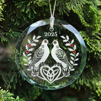 Two Turtle Doves Ornament