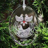 Three French Hens Ornament