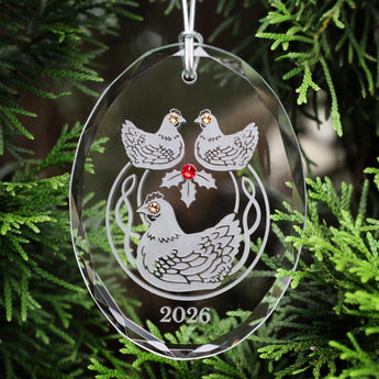 Three French Hens Ornament