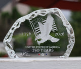 America: 250 Years of Independence - Limited Edition Crystal Sculpture