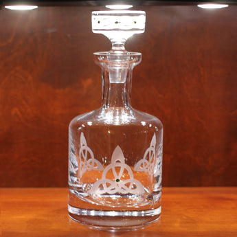 Trinity Knot Barrel Decanter