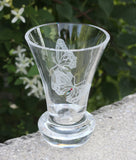 Butterfly Flared Bud Vase