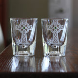 Celtic Cross Shot Glasses
