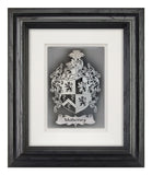 Family Crest — Framed Hand-Carved Fine Art Glass