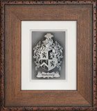 Family Crest — Framed Hand-Carved Fine Art Glass