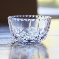 Diamond Pattern Crystal Accent Bowl