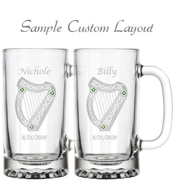 Custom Healy Signature Collection Beer Mugs