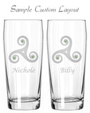 Custom Healy Signature Collection Pint Glasses