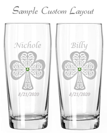 Custom Healy Signature Collection Pint Glasses